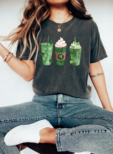 St Patrick's Day Coffee Drinks T-Shirt
