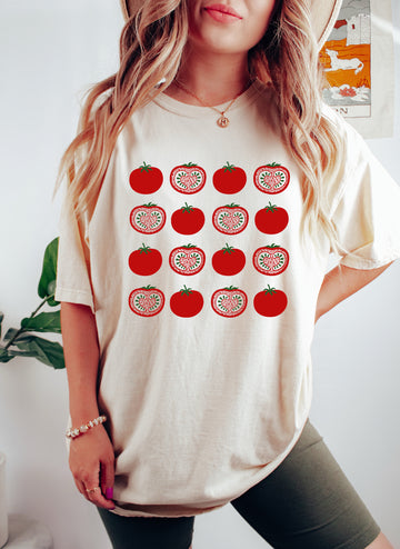 Tomato Vegetable Lover Vegan T-Shirt