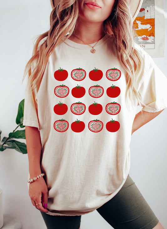 Tomato Vegetable Lover Vegan Comfort Colors Tshirt