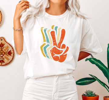 Retro Colors Peace T-Shirt