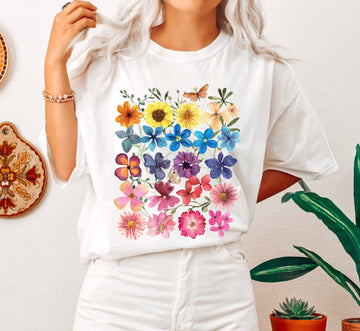 Botanical Print Plant Lover T-Shirt
