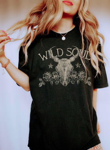 Wild Soul and Roses Vintage T-Shirt